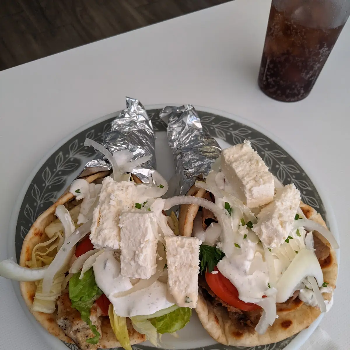 Gyro with Feta Cheese