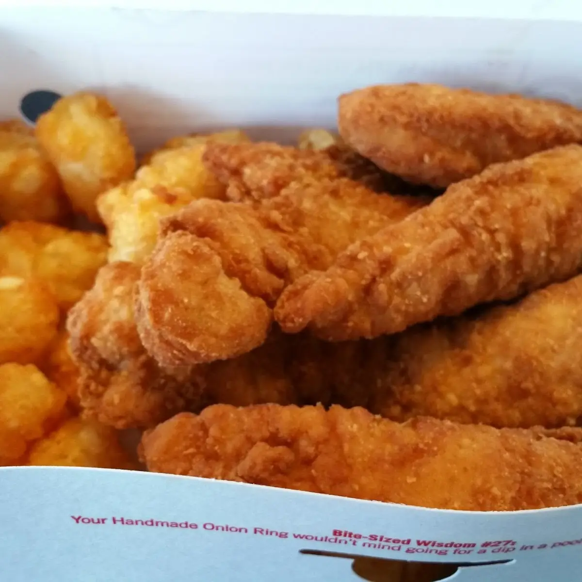 Chicken Tenders with Tots