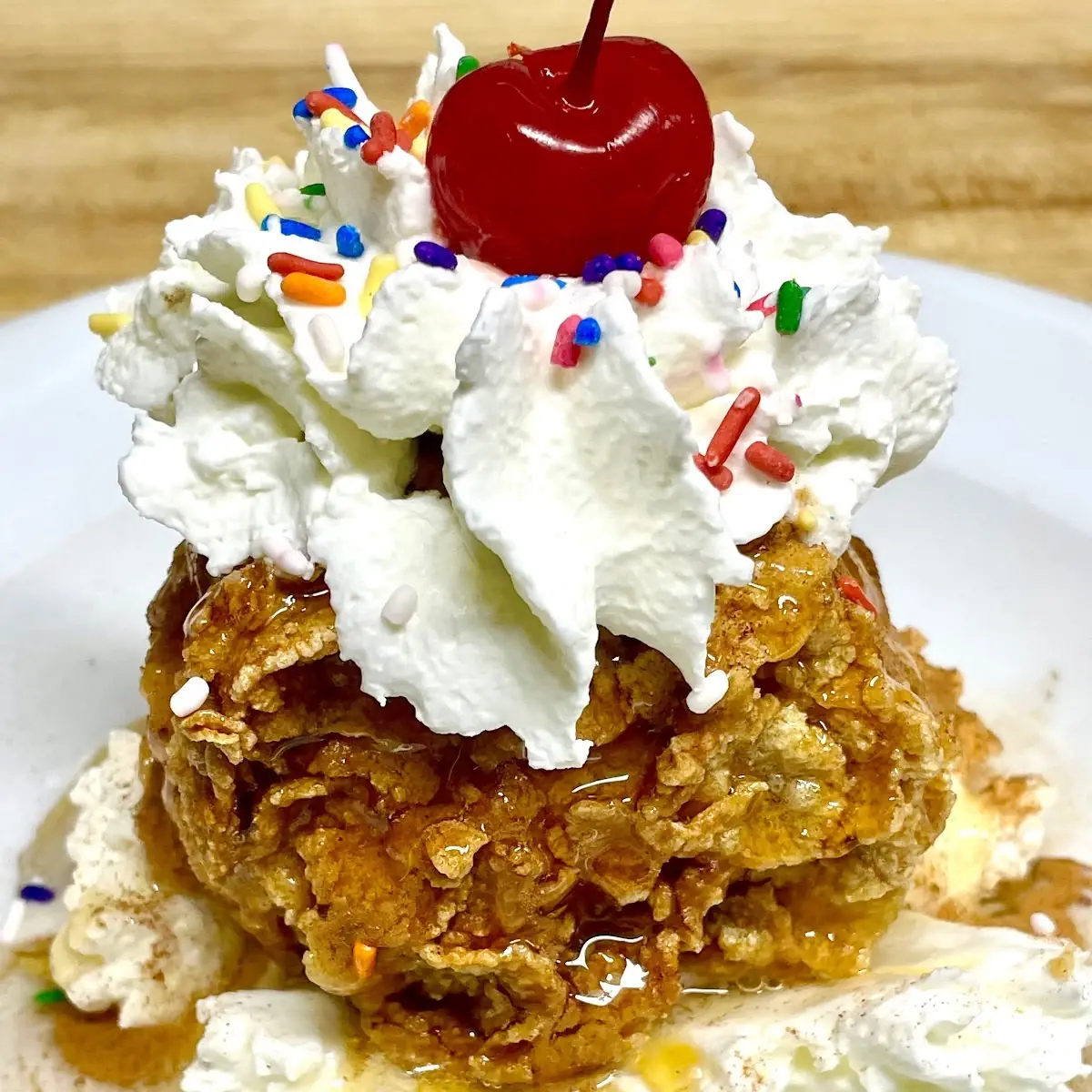 Homemade Fried Ice Cream