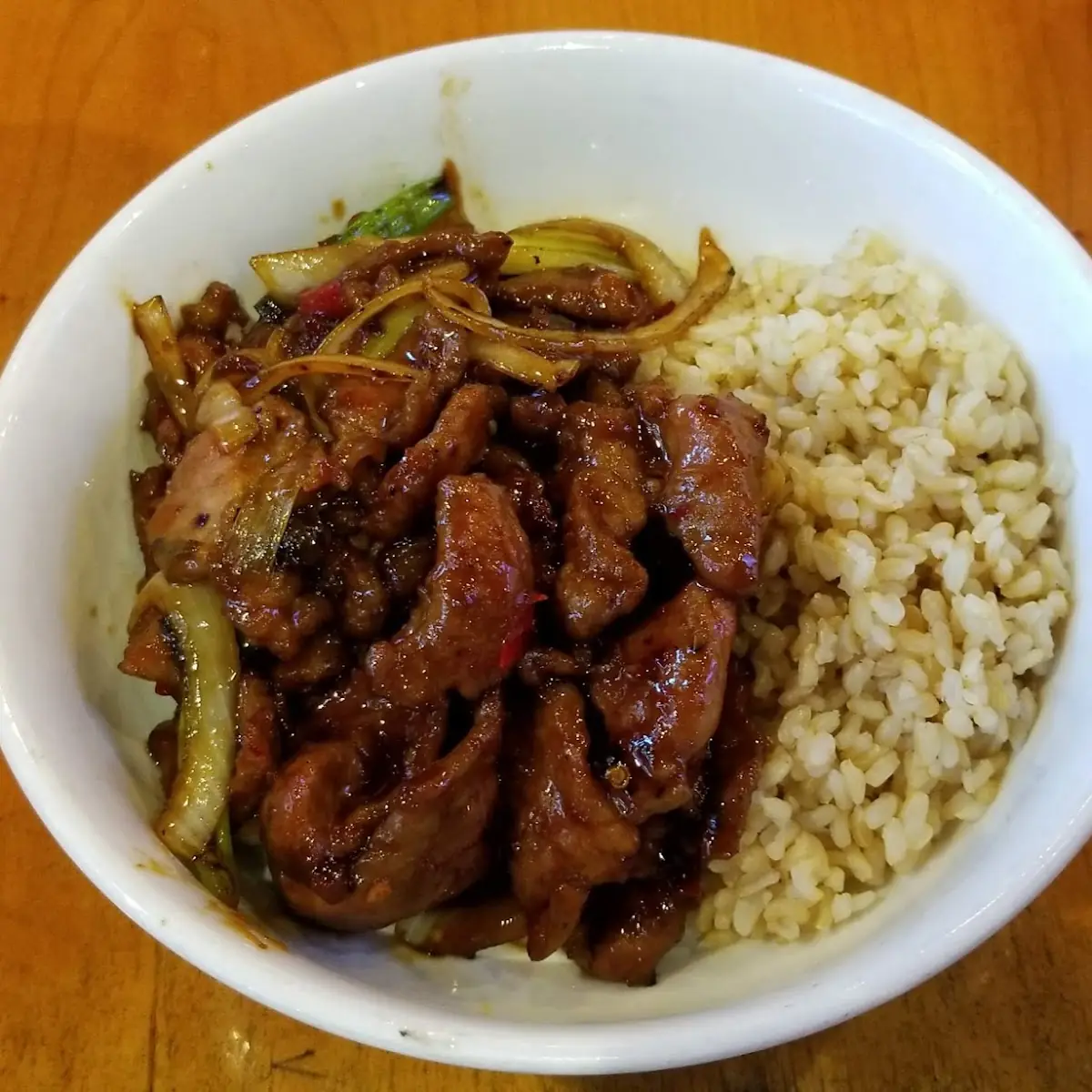 Mongolian Beef with Brown Rice