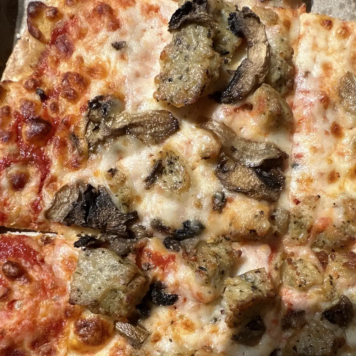 Meatball Pizza