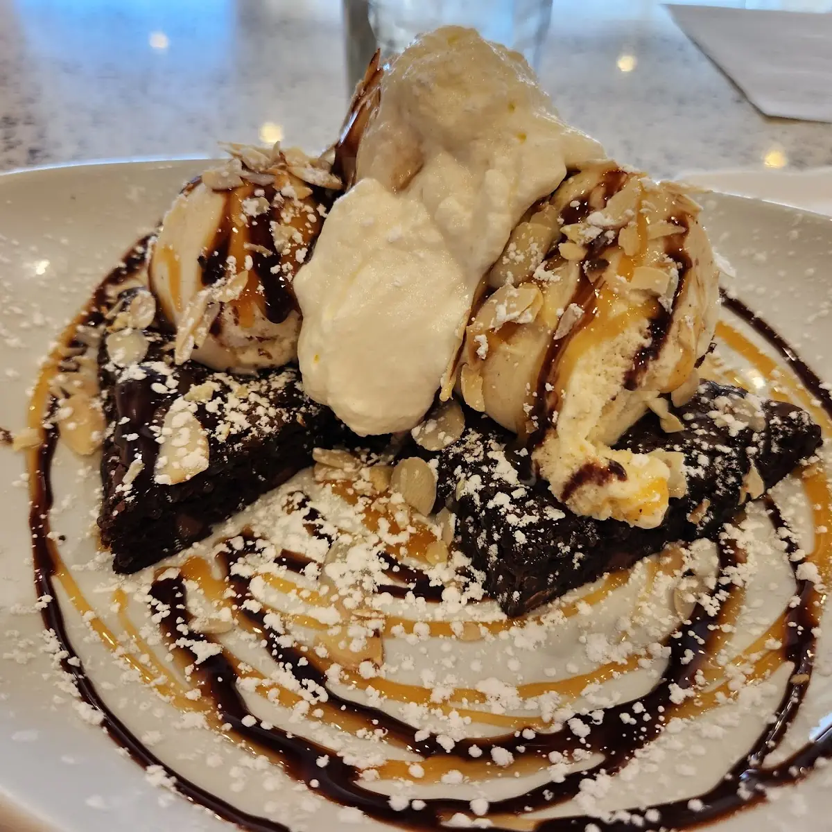 Thai Tea Ice-Cream & Fried Banana