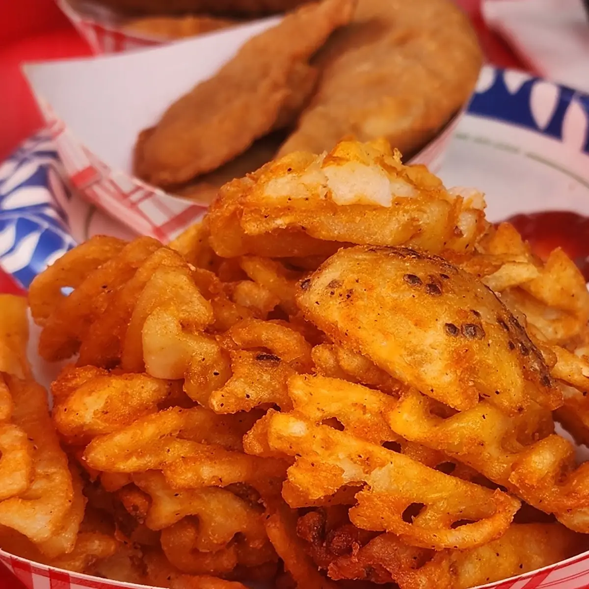 Seasoned Waffle Fries