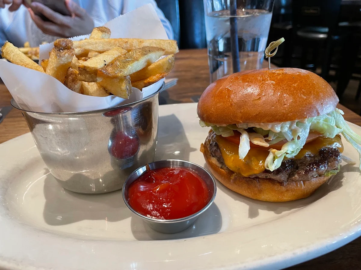 Hamburger and Fries