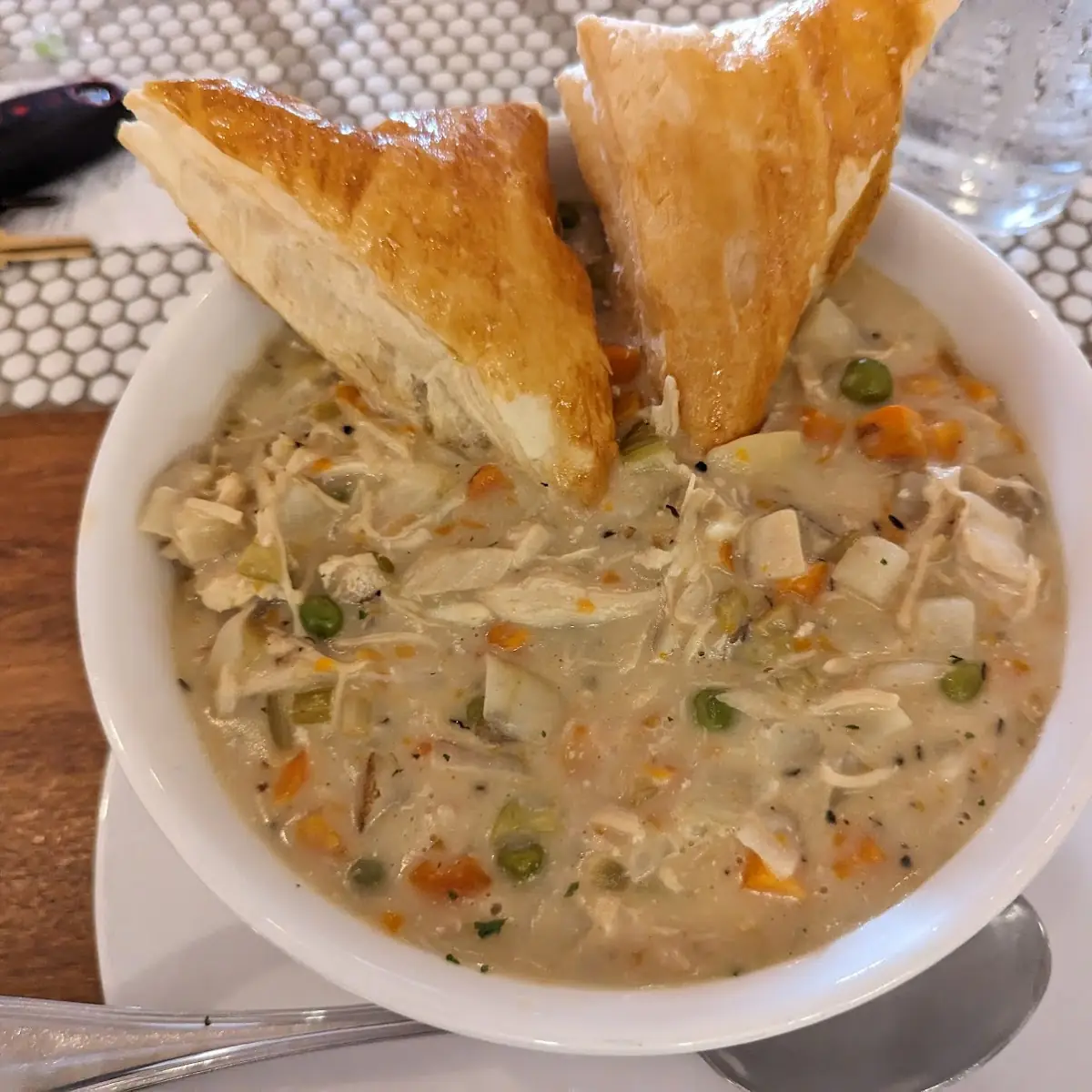 Deconstructed Chicken Pot Pie