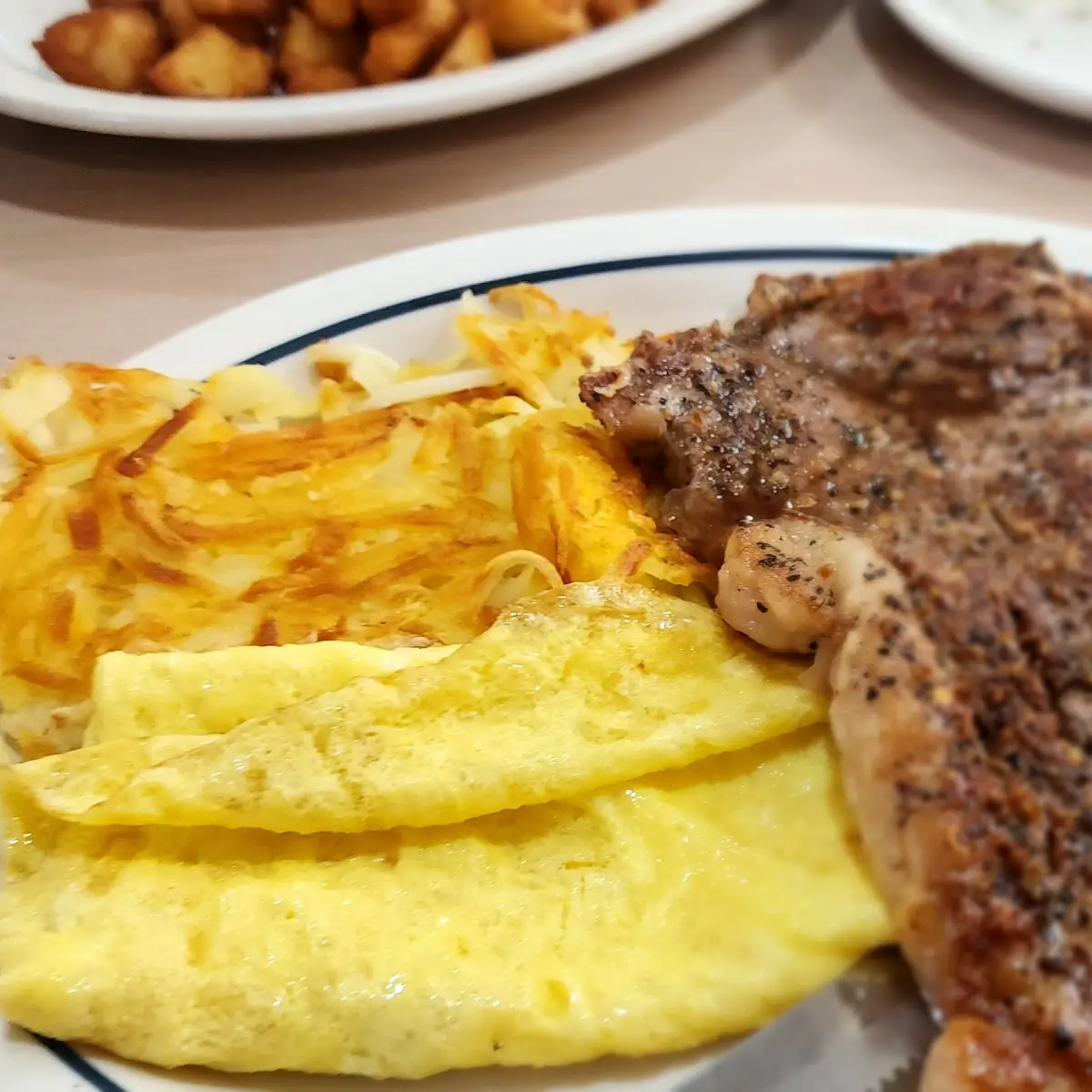 T Bone Steak and Eggs