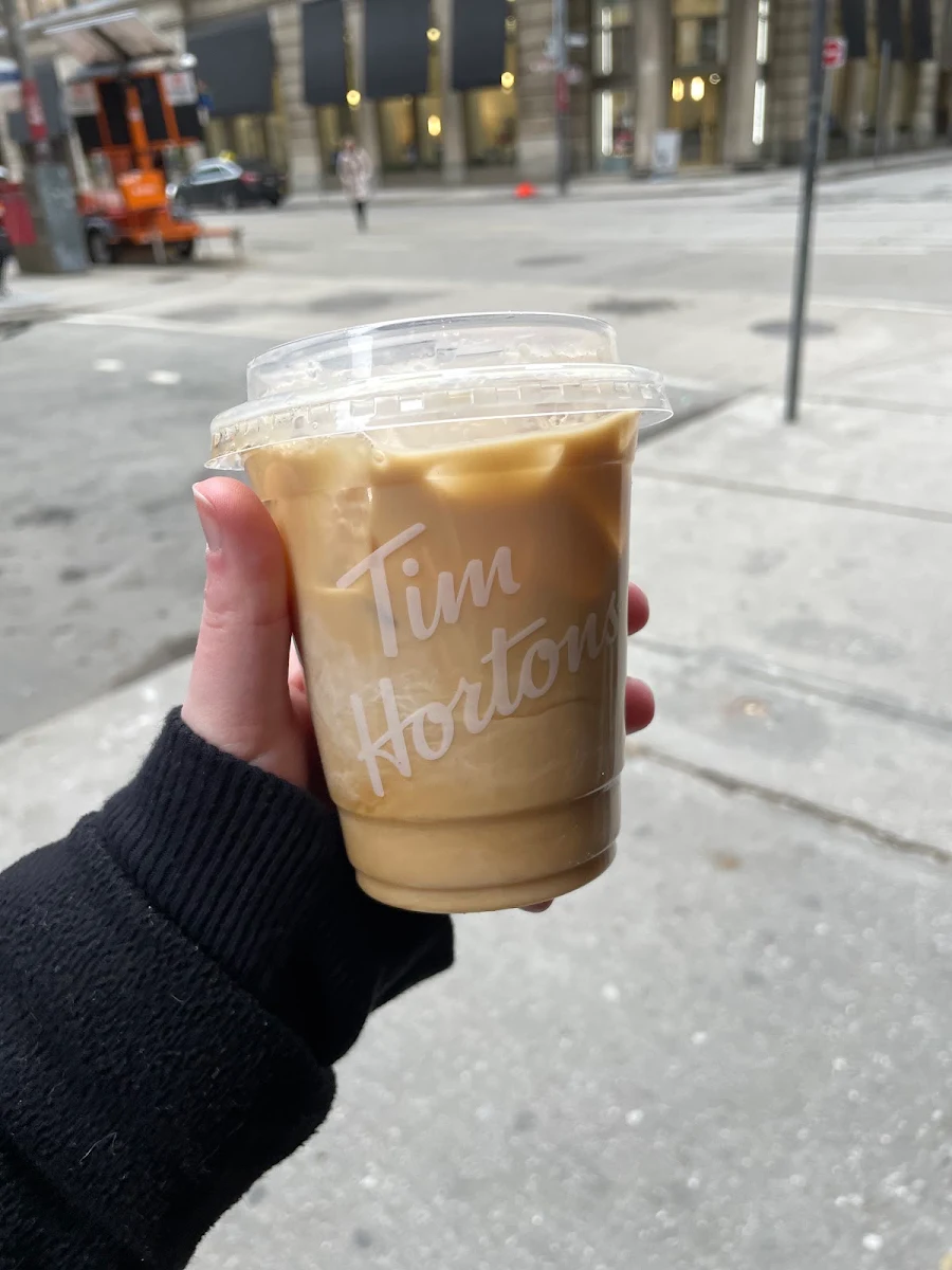 Vanilla Cream Cold Brew Large, Tim Hortons