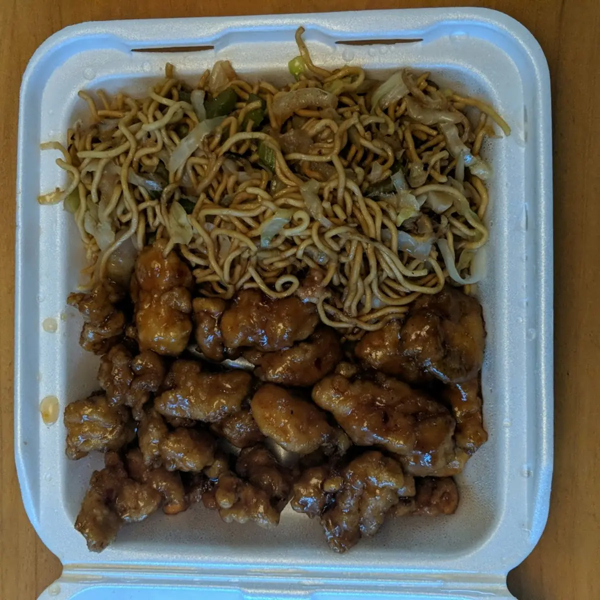 Orange Chicken Chow Mein