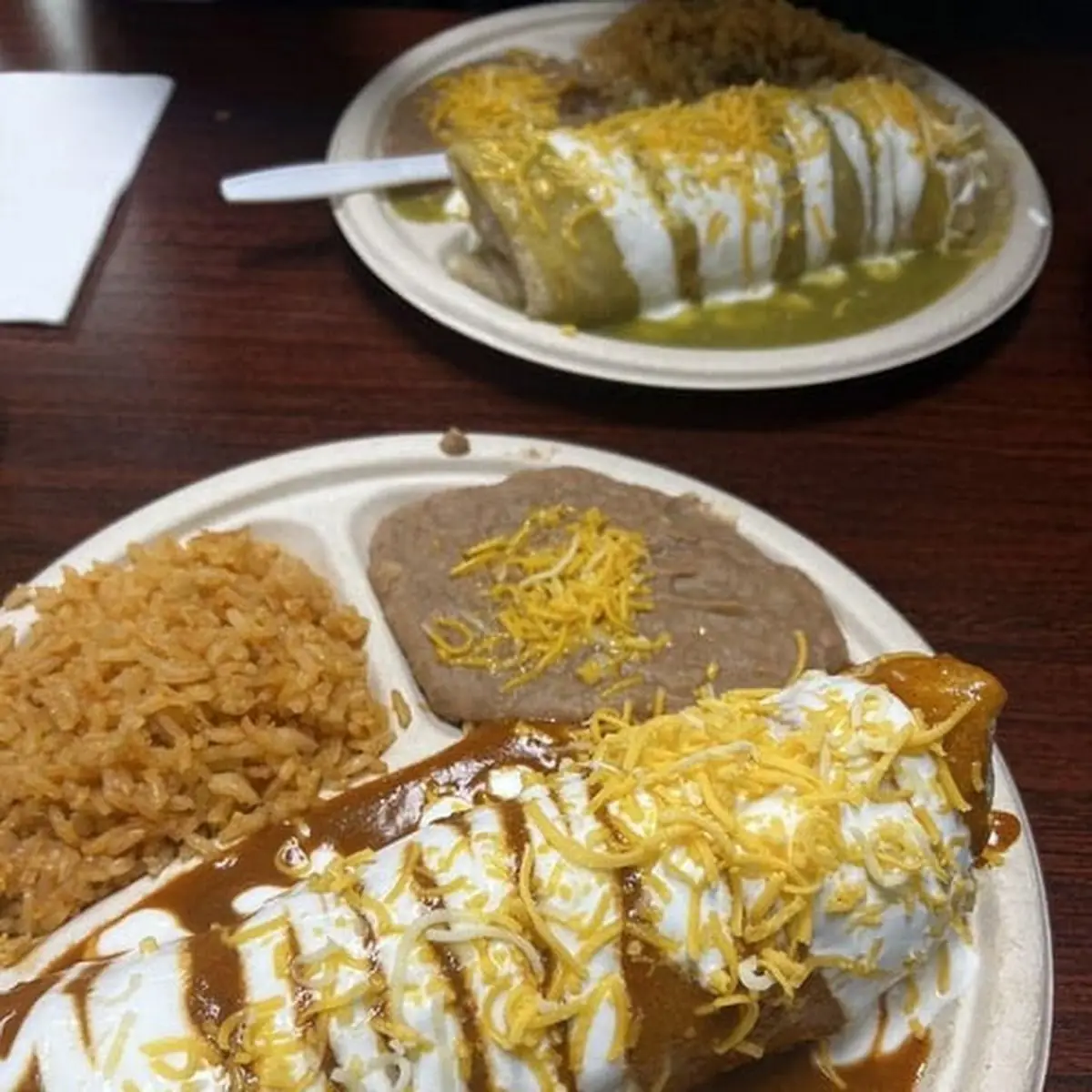 6 Chile Verde Burrito Combo