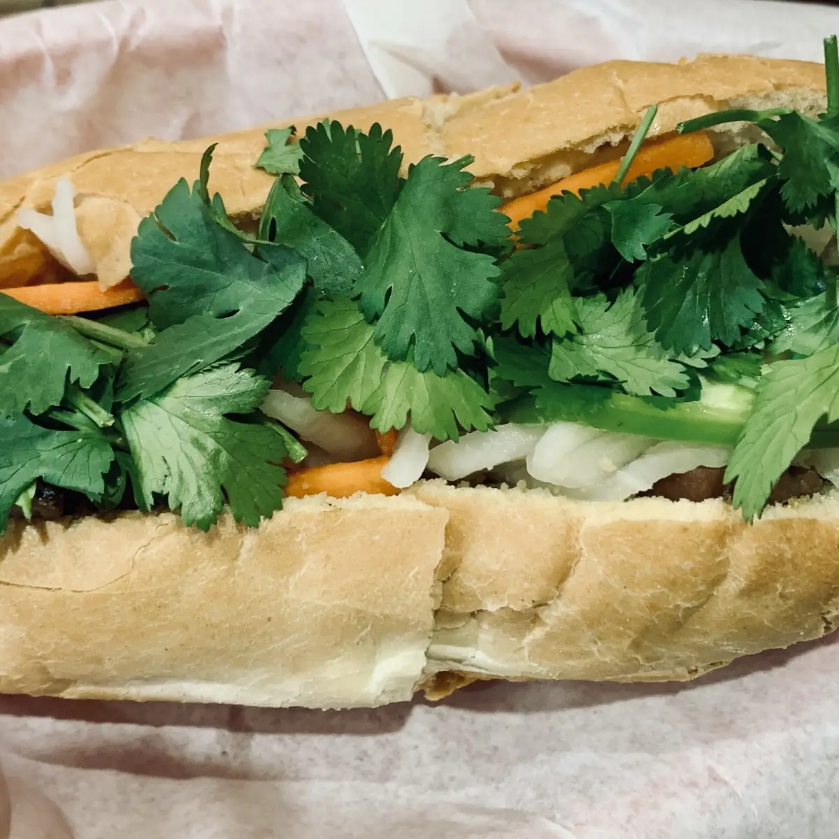 Bahn MI BBQ Pork Sandwich