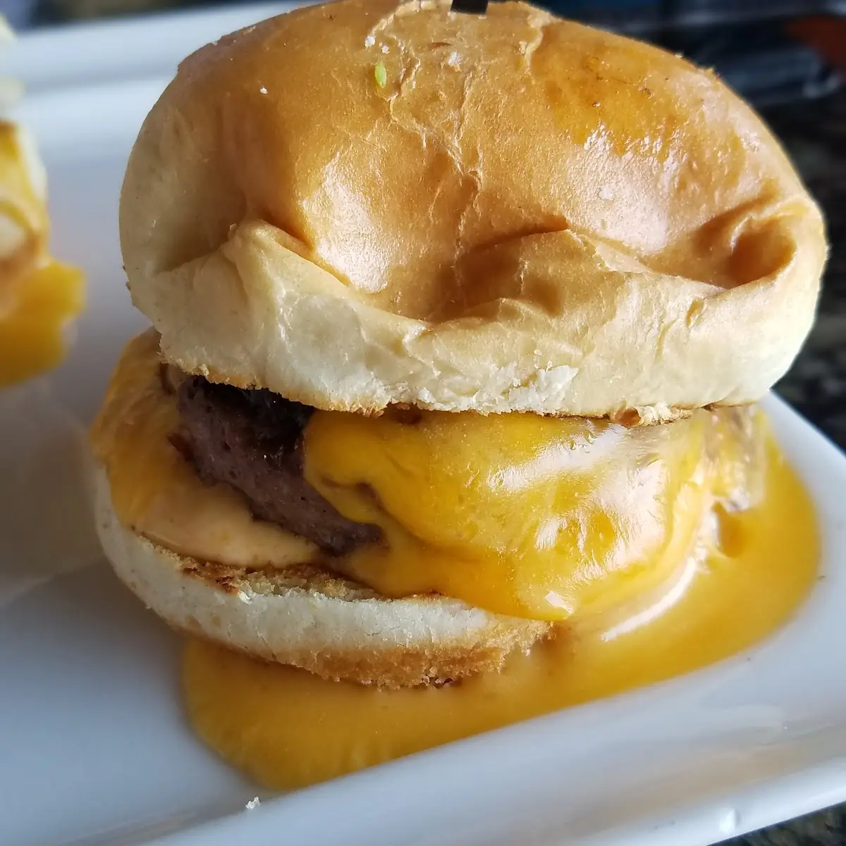 Bacon Jam and Cheddar Sliders