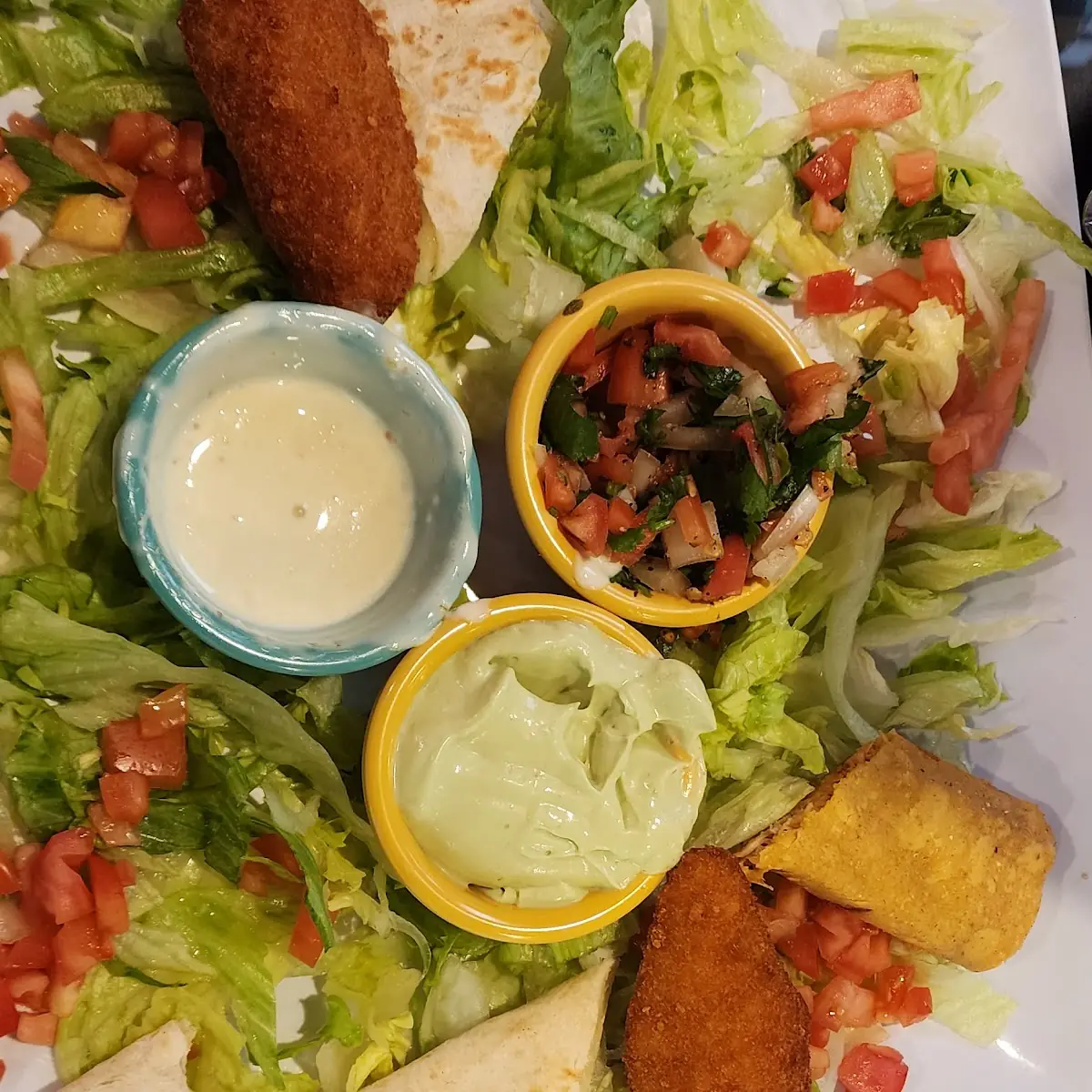 Los Arcos Sampler Platter
