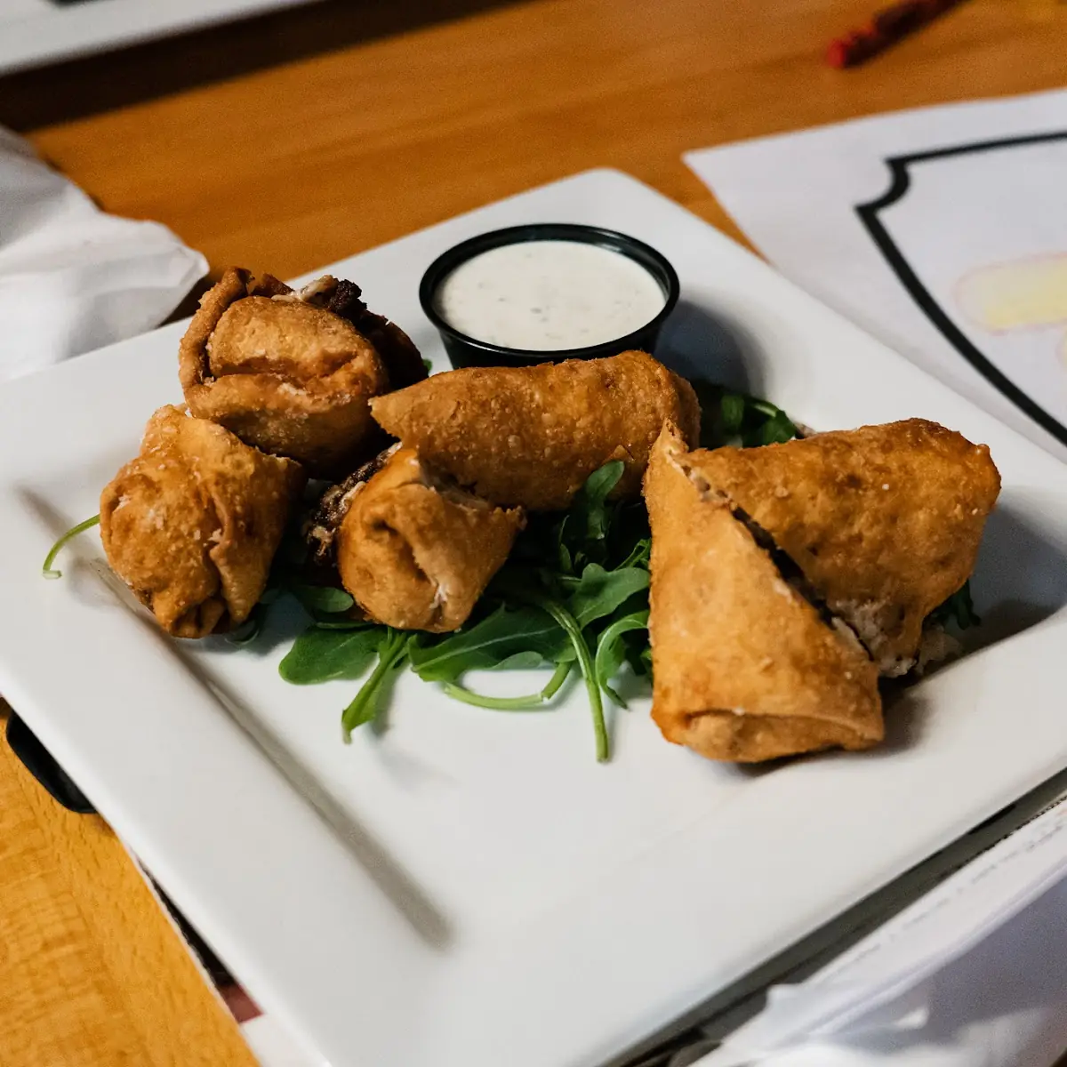 Dock Burger Spring Rolls