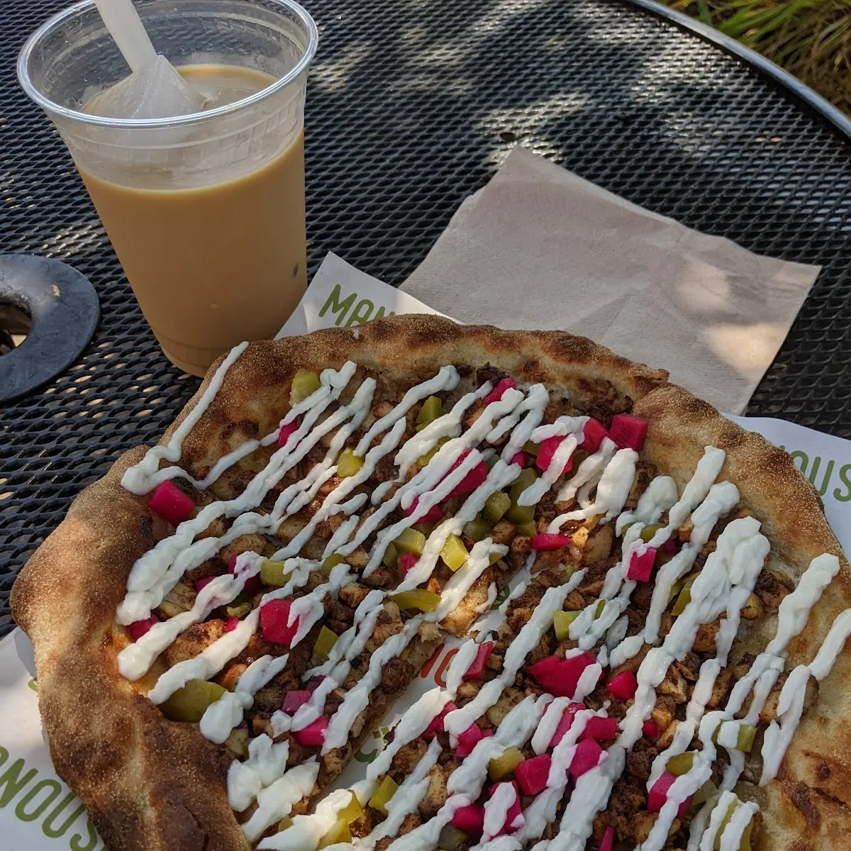 Chicken Shawarma Manoushe