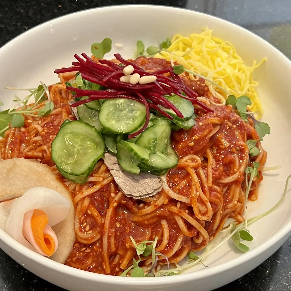 Bone Broth & Spicy Noodle