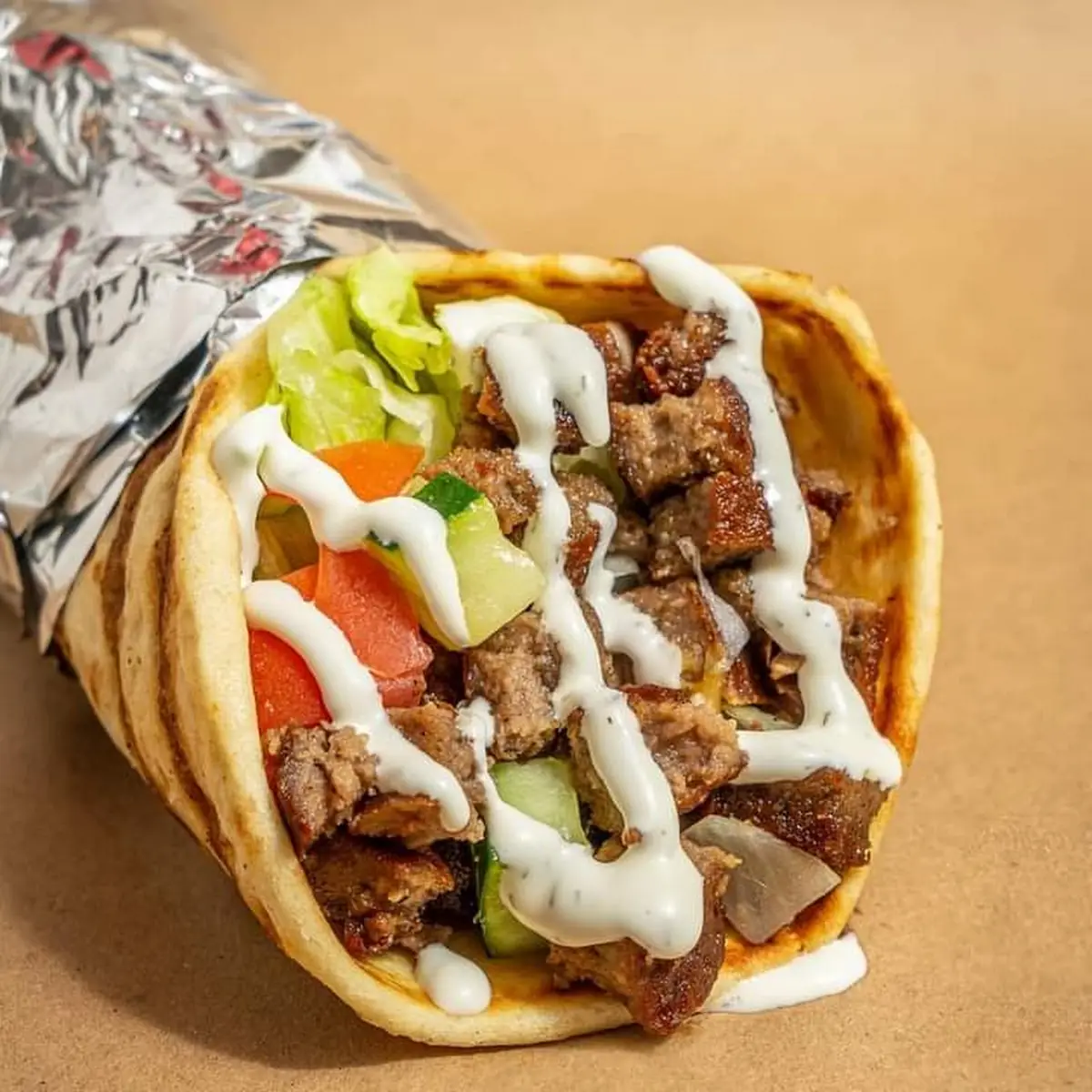 Gyro Pita Sandwich Lamb