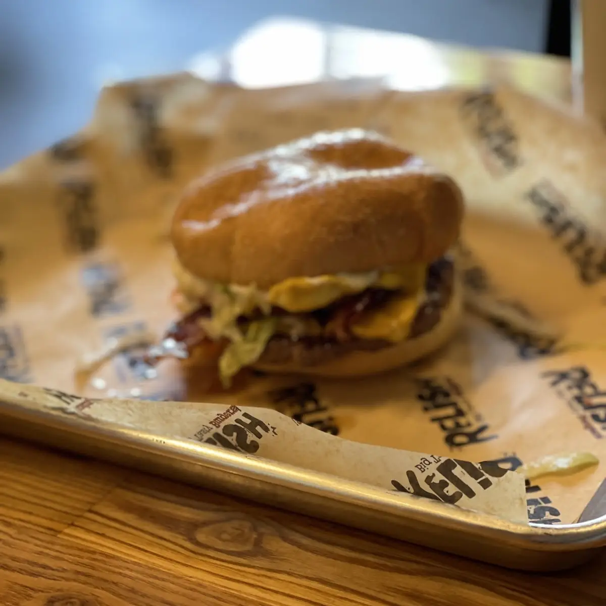 Single with Cheese & Bacon Burger