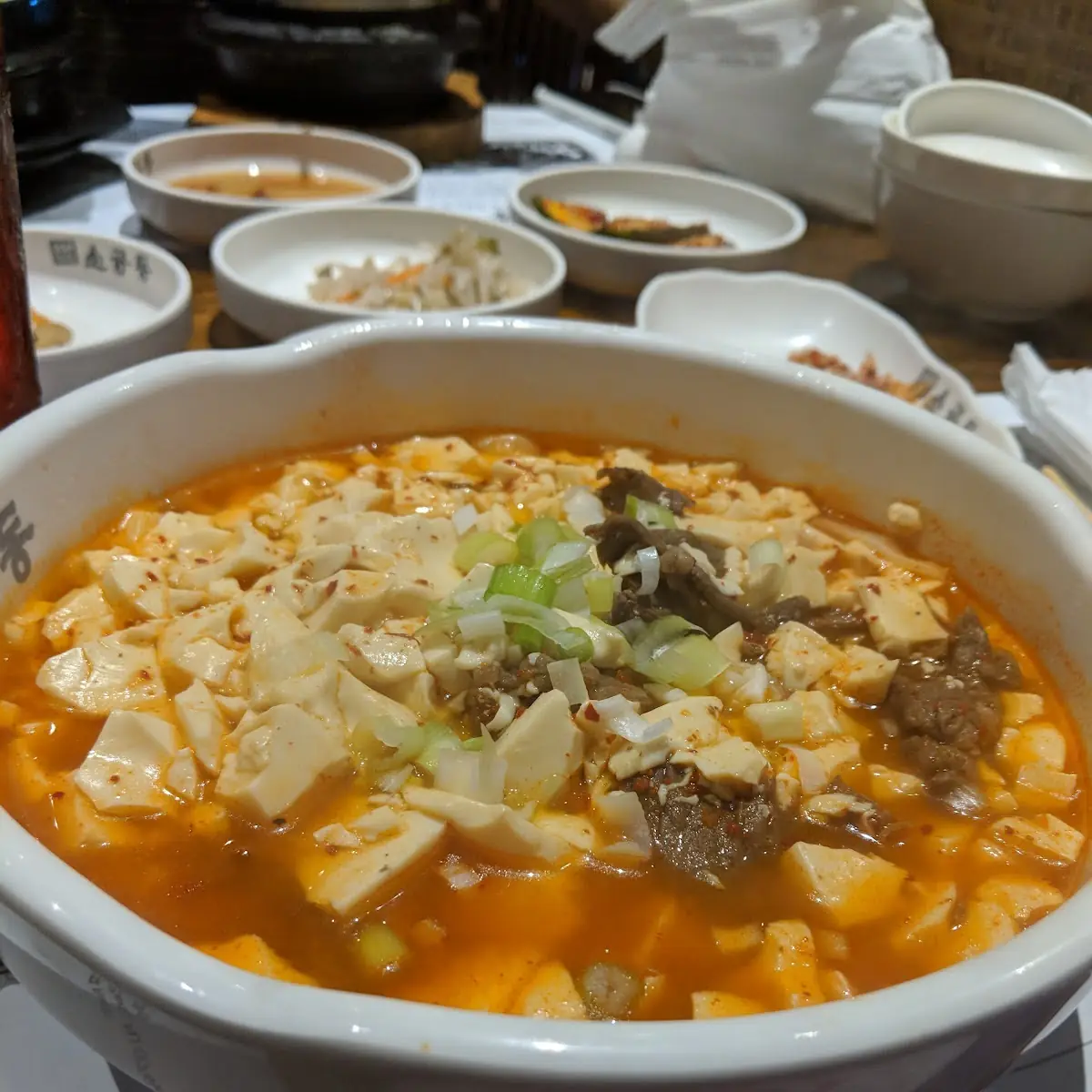 Beef Soondubu Jjigae with Ramen