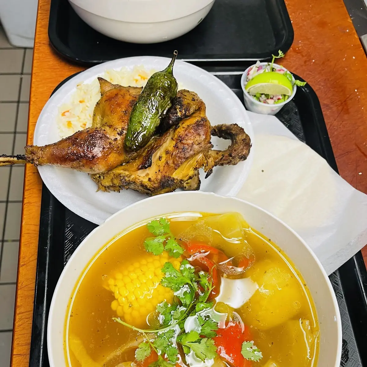 Sopa de Gallina Asada