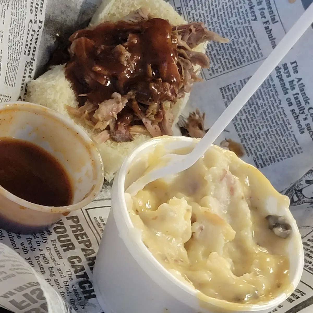 Sliders with Mashed Potatoes with Gravy