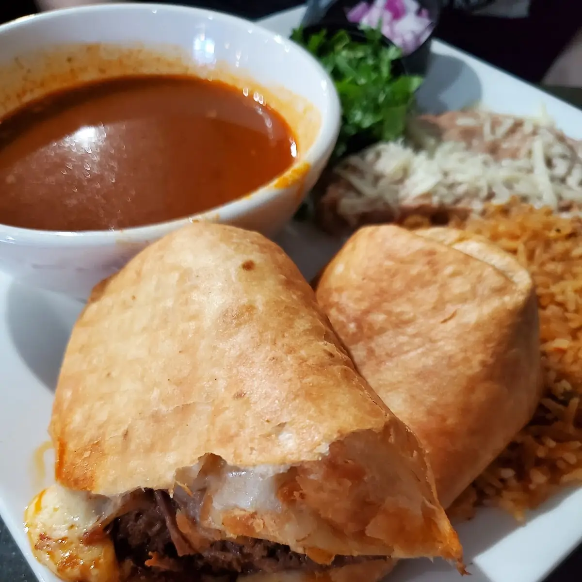 Birria Burrito Carnitas