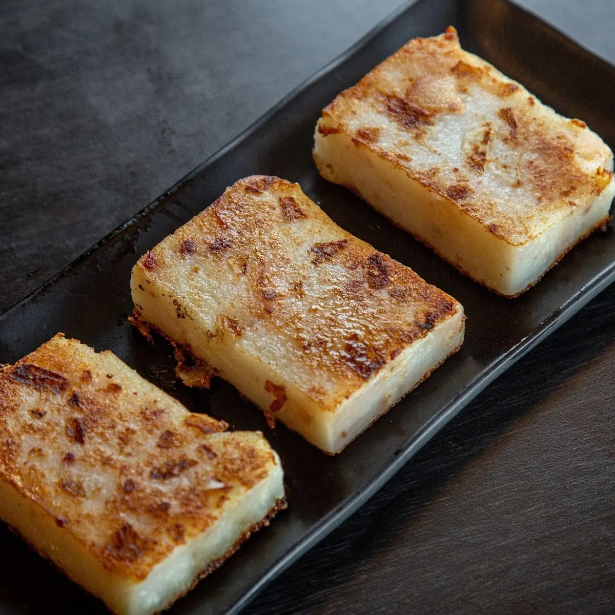 Pan Fried Daikon Cake