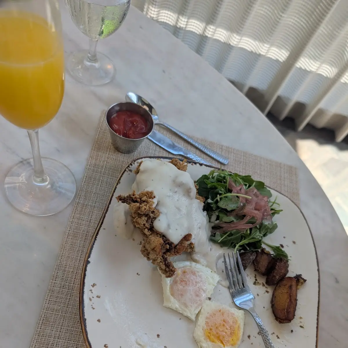 Chicken Fried Steak and Eggs