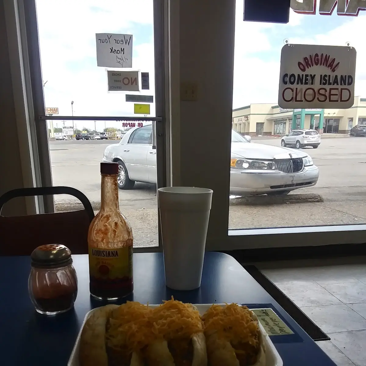 3 Coney's Special Chili Cheese Mustard Onions