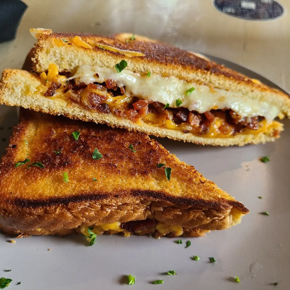 Bacon and Egg Grilled Cheese