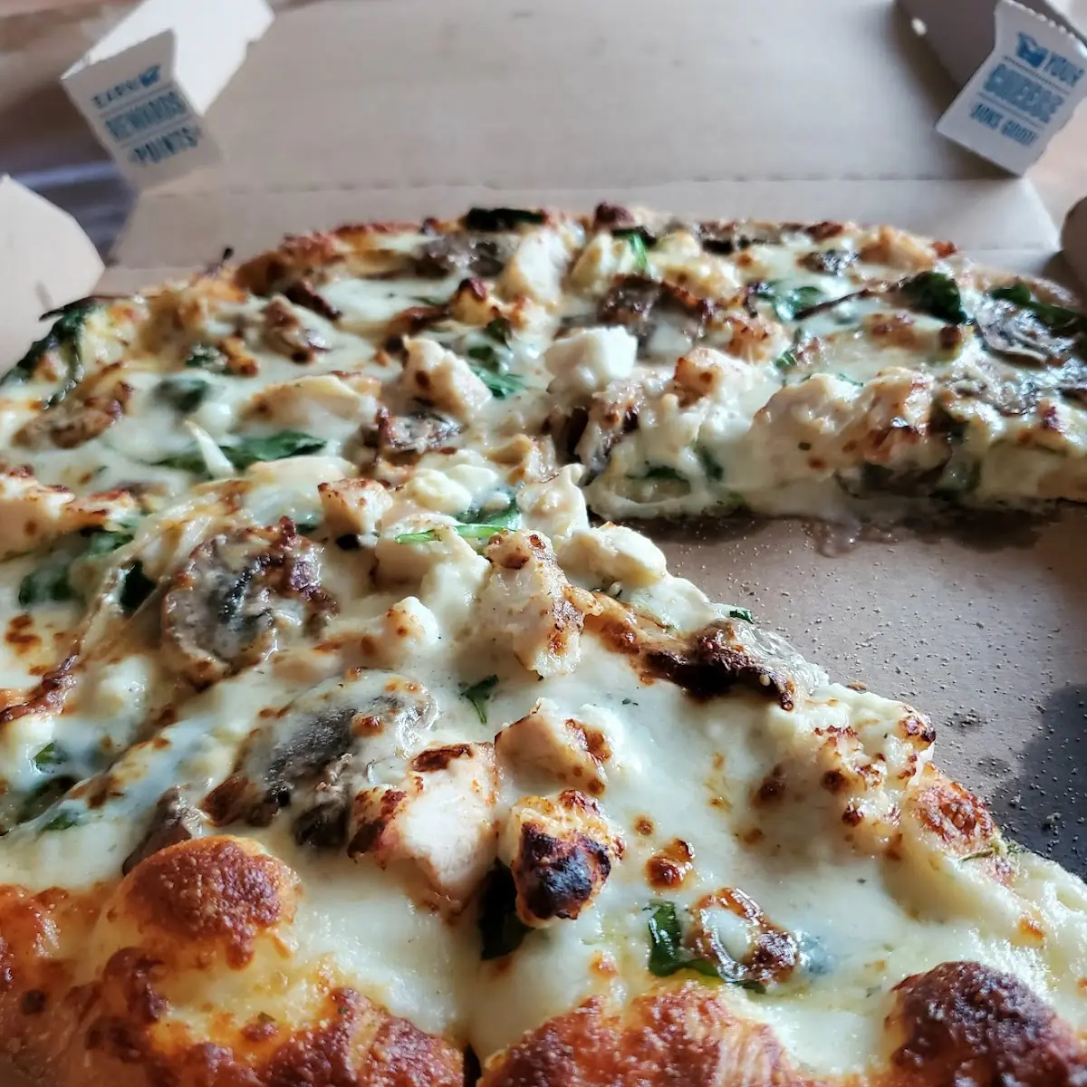 Spinach and Feta Pizza