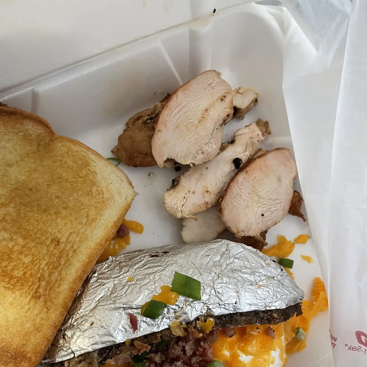 Baked Potato Grilled Chicken