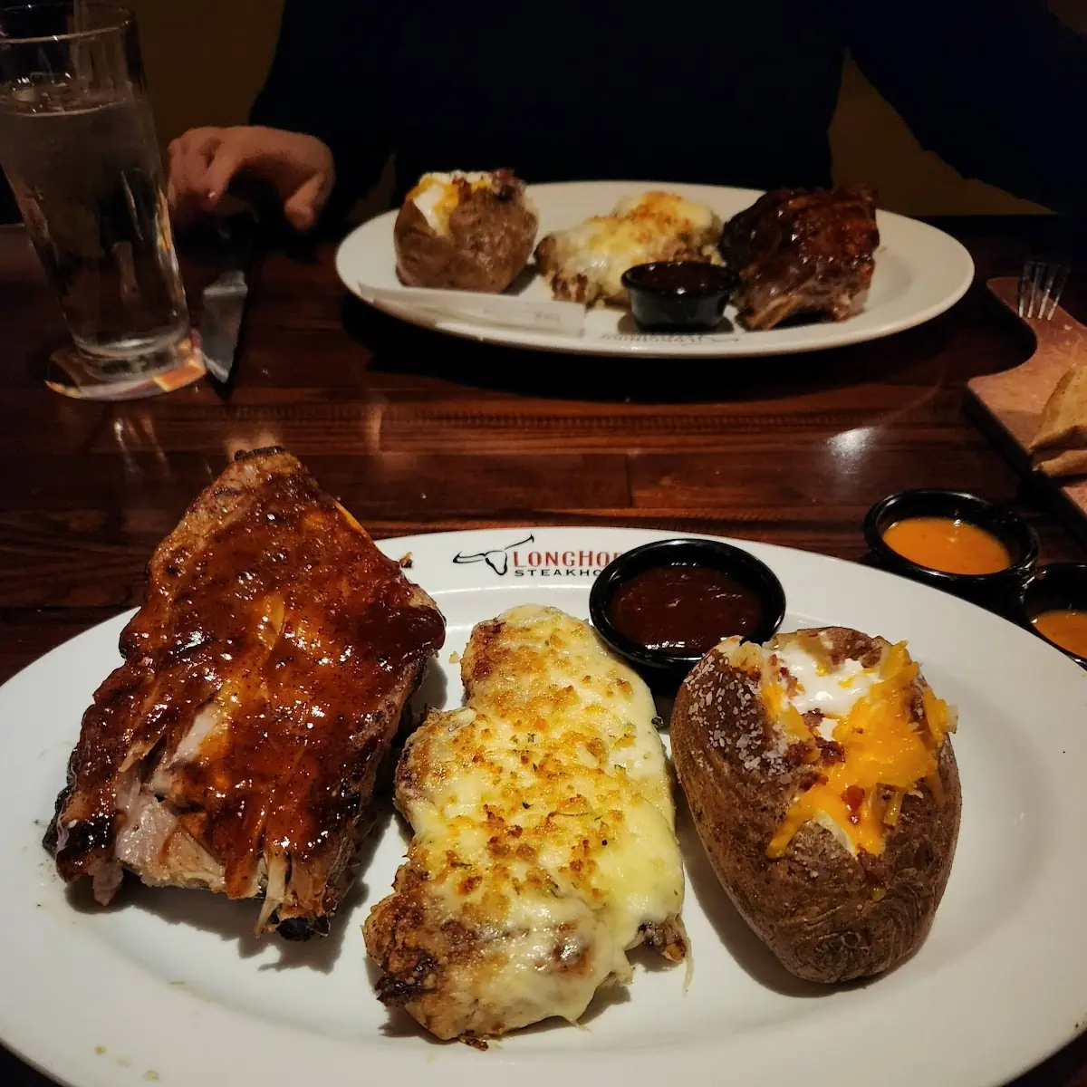 Ribs and Chicken Parmesan Crusted
