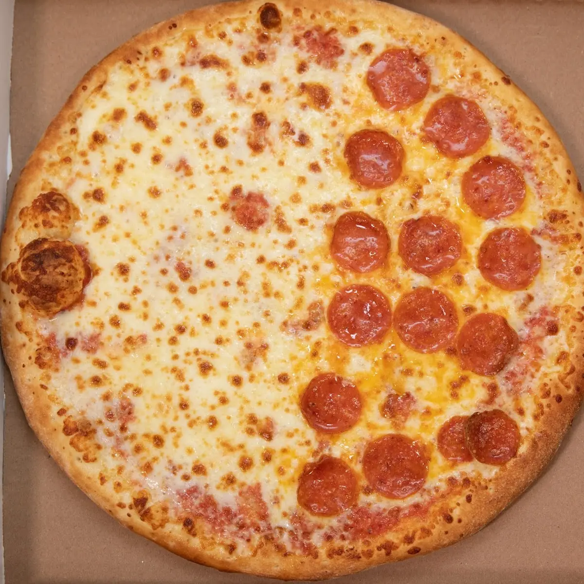 Cheese and Pepperoni Pizza