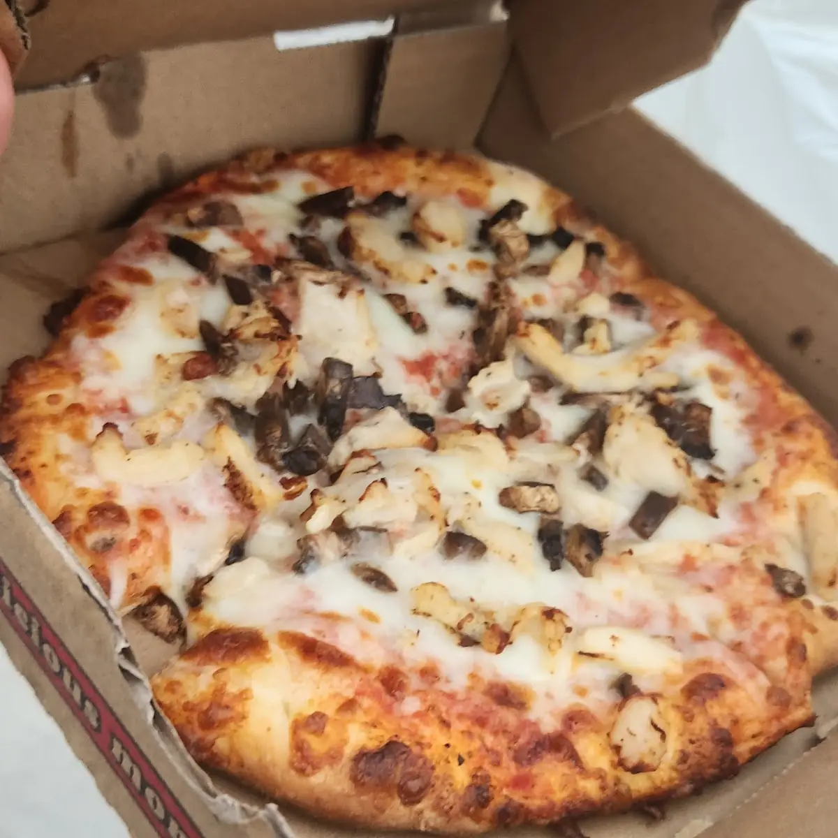 Small Mushroom Pizza