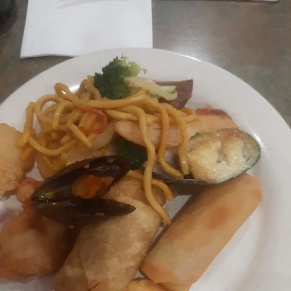 From the Buffet Egg Roll Spring Roll