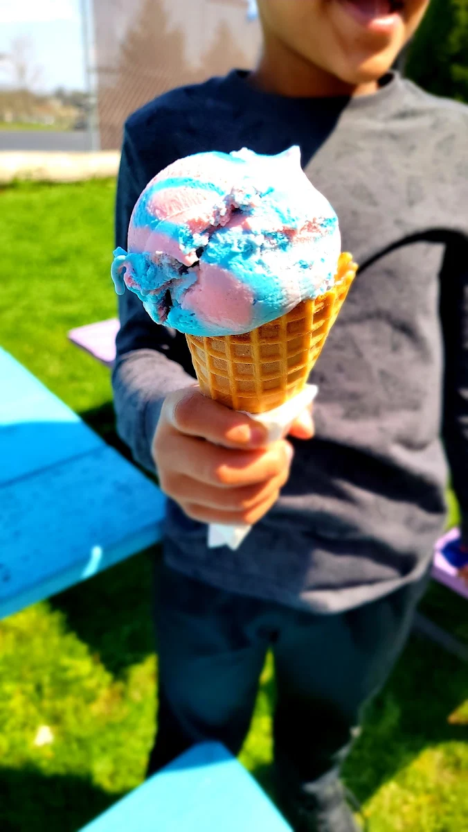 Cotton Candy Flavored Ice Cream