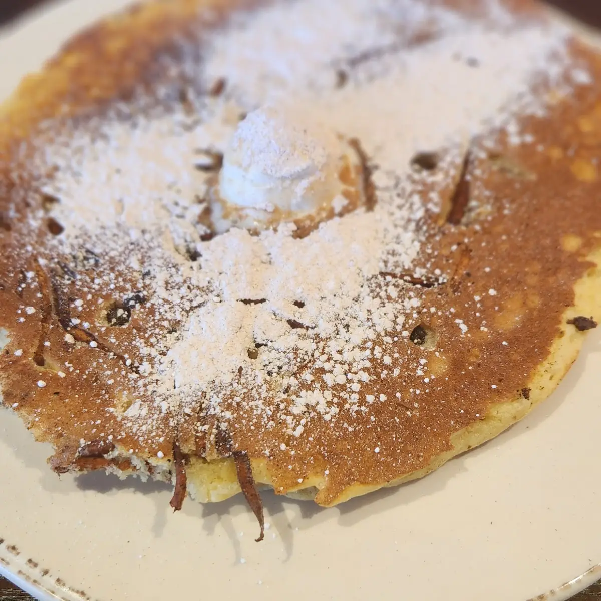 Carrot Cake and Pecan Pancake