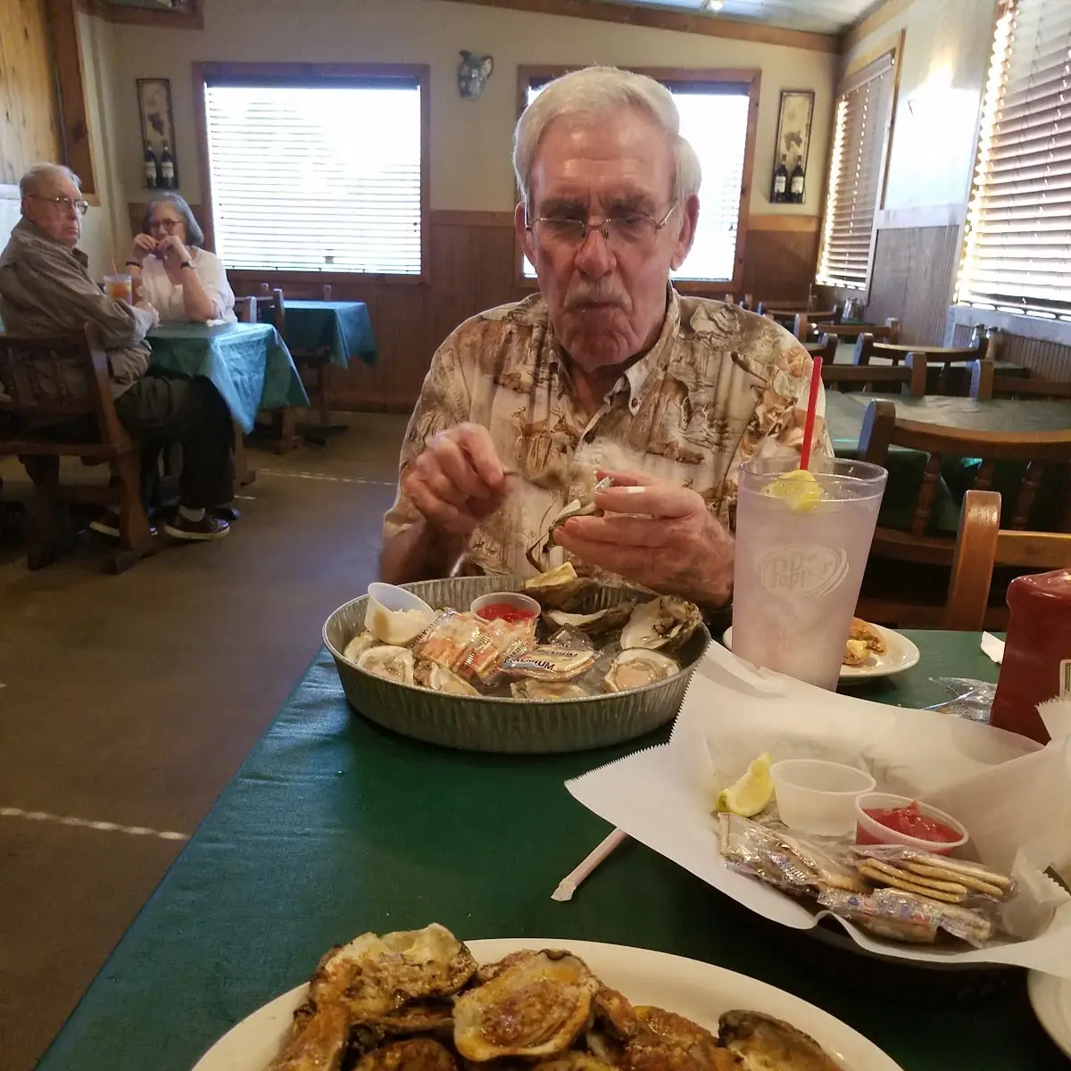 Blackened Oysters & Raw Oysters