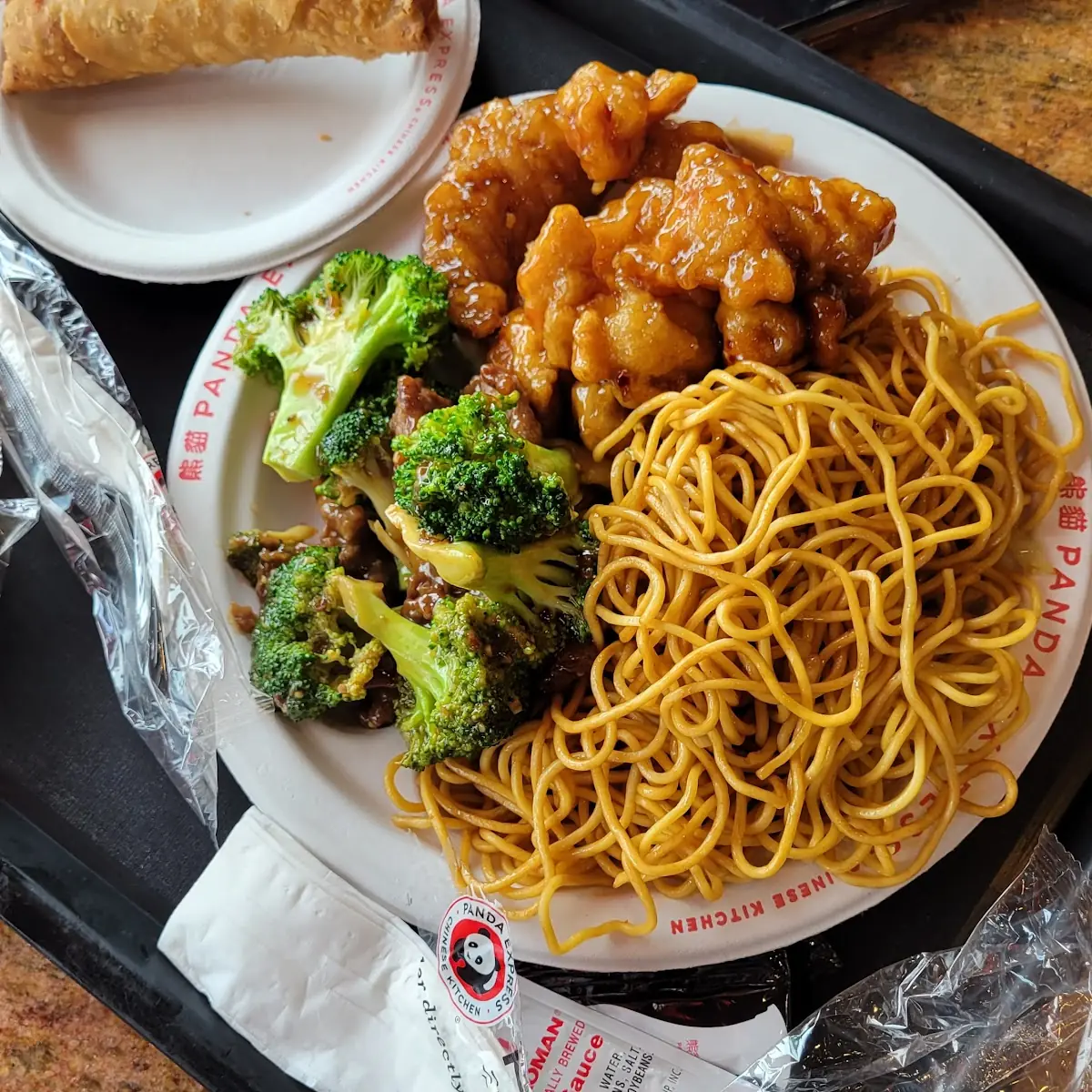 General TSO's Chicken and Lo Mein