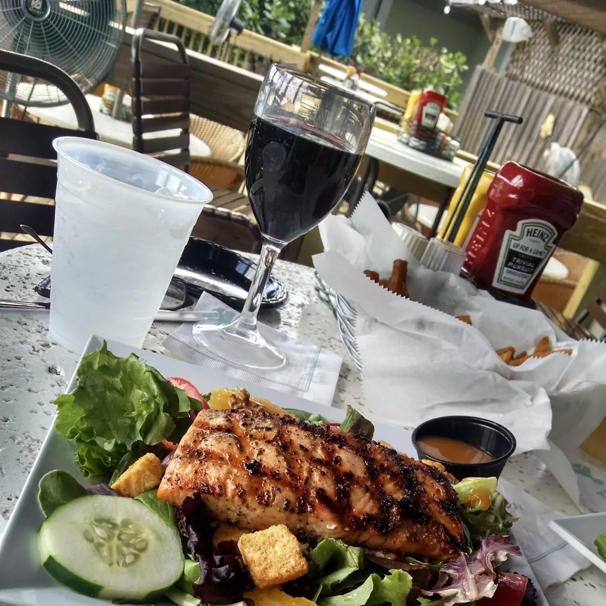 Grilled Salmon Salad