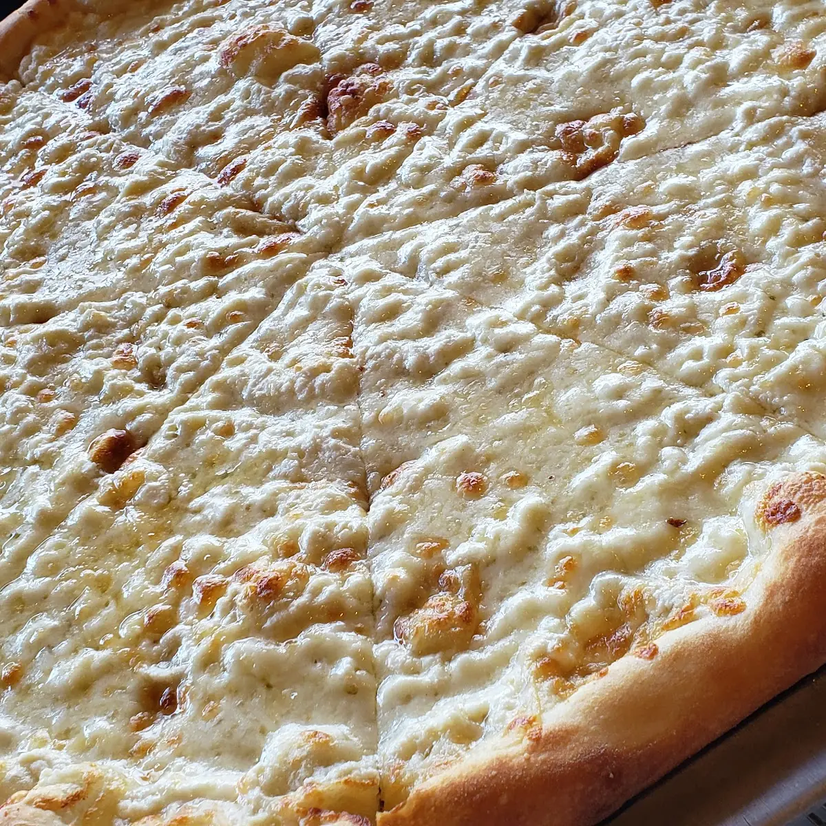 White Three Cheese Pizza