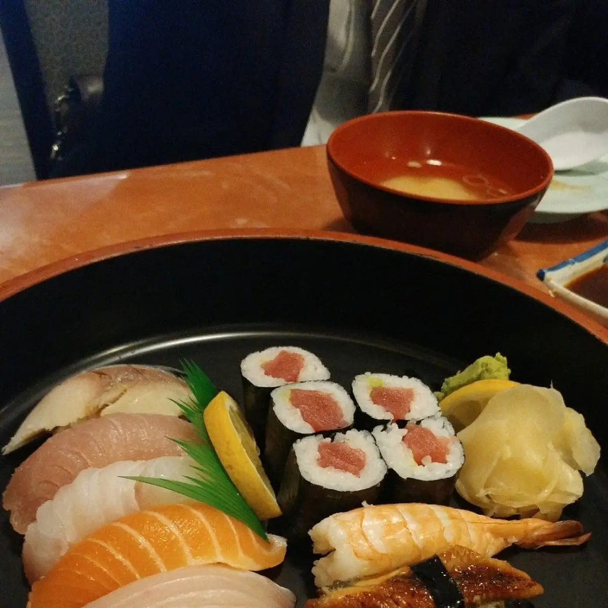 Assorted Sushi and Tuna Rolls Sushi Platter