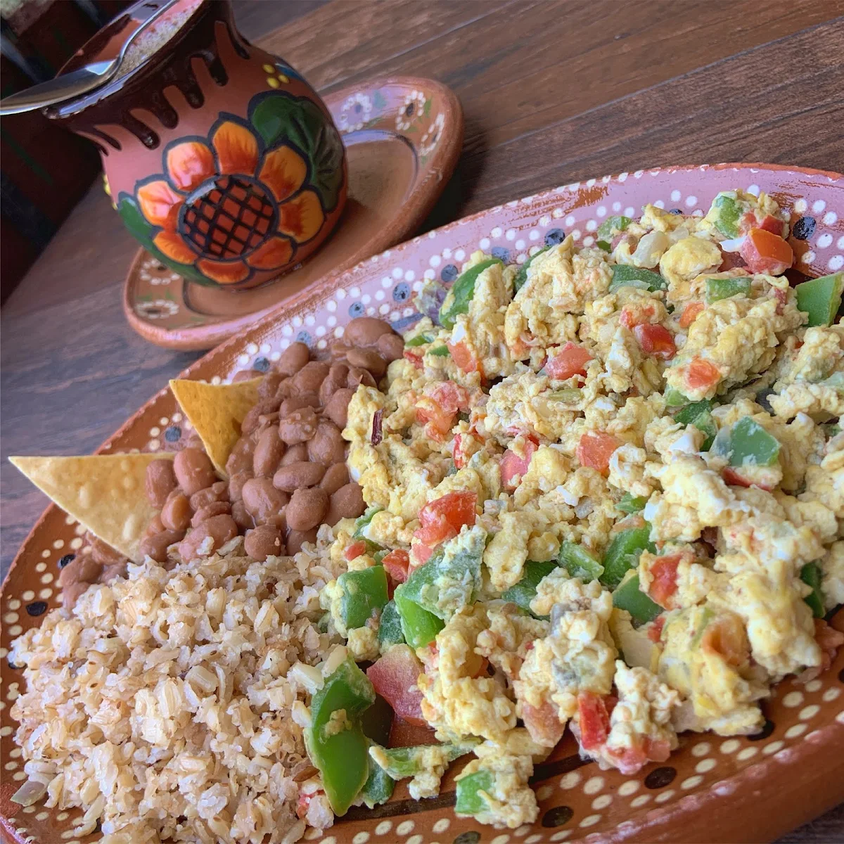 Ala Mexicana Scrambled Eggs
