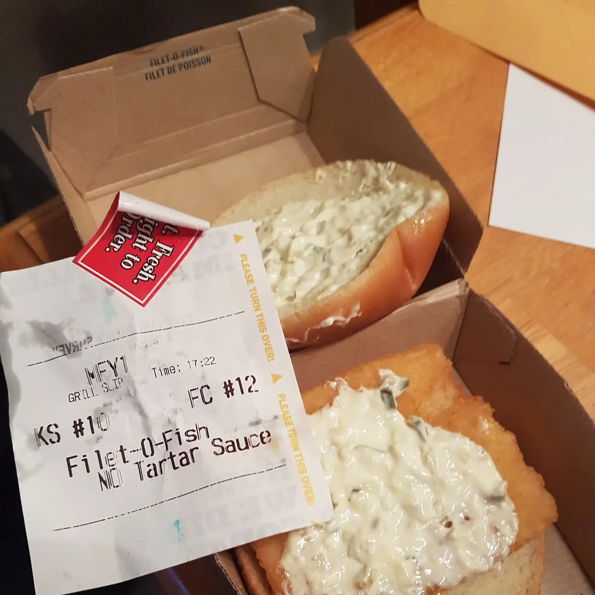 Filet-O-Fish, McDonald's