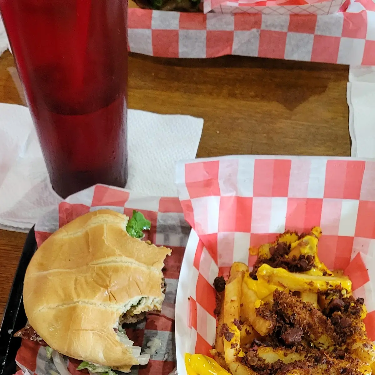 Bacon Cheeseburger and Bacon Cheese Fries