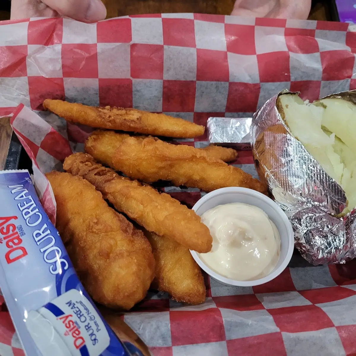 Catfish Fillet & Baked Potato