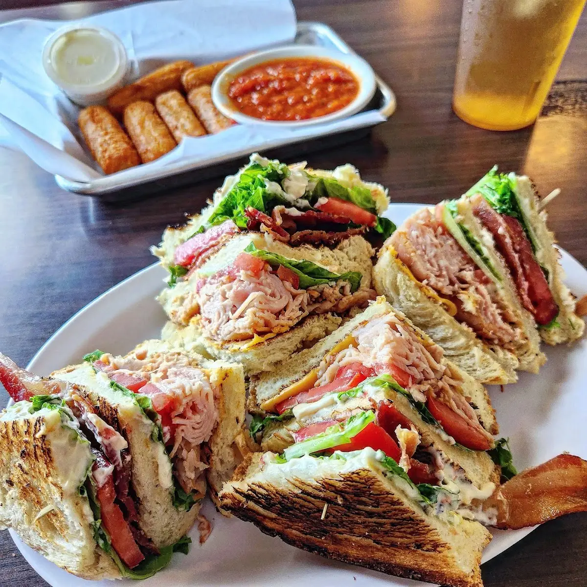 Turkey Club & Cheese Sticks