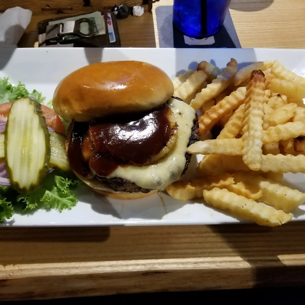 Mushroom Swiss Burger