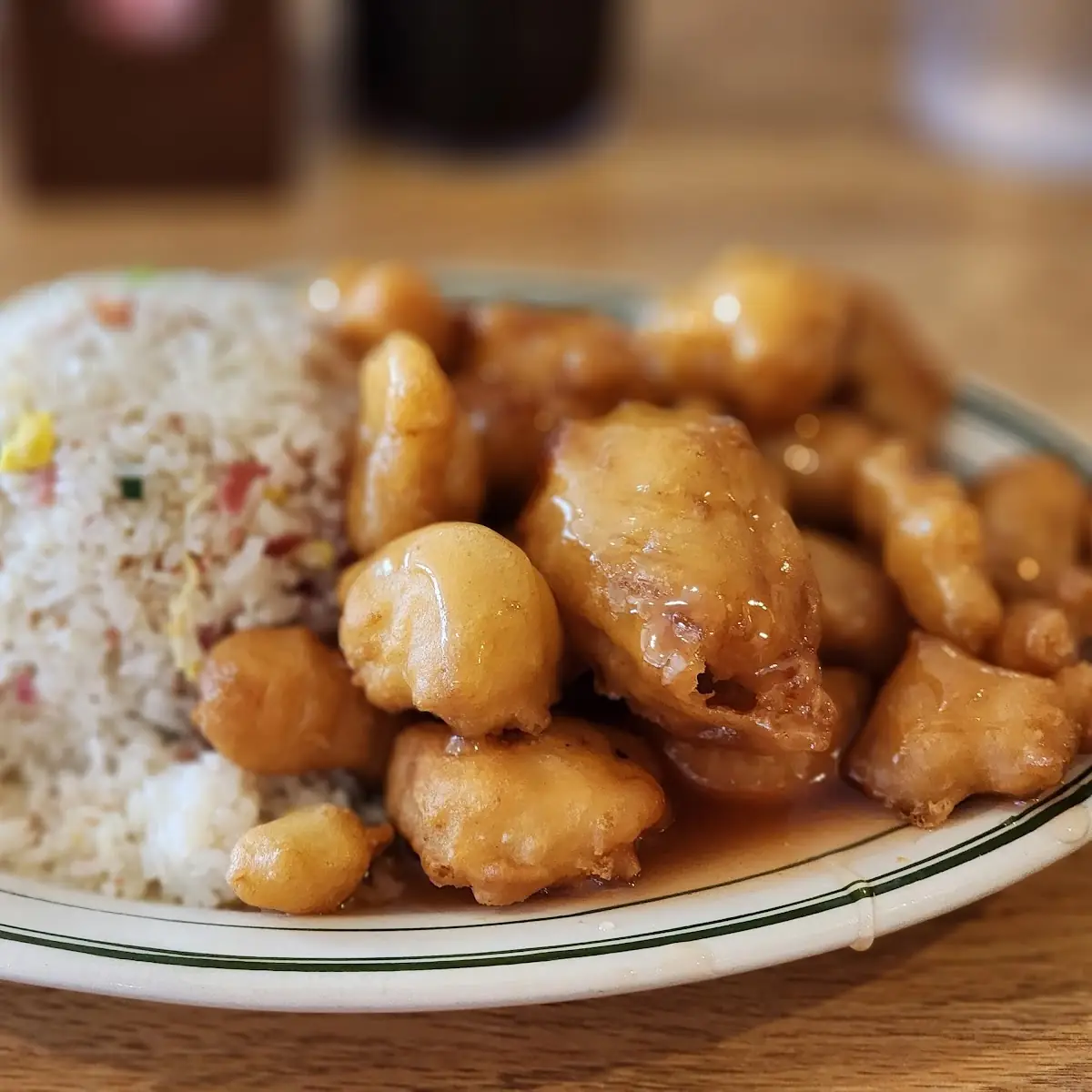 No.20Spicy Hot Pepper Chicken  -  Rice