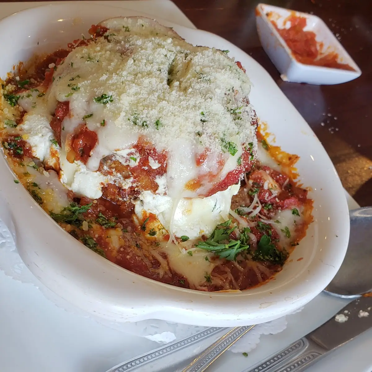Half Chicken Parmesan